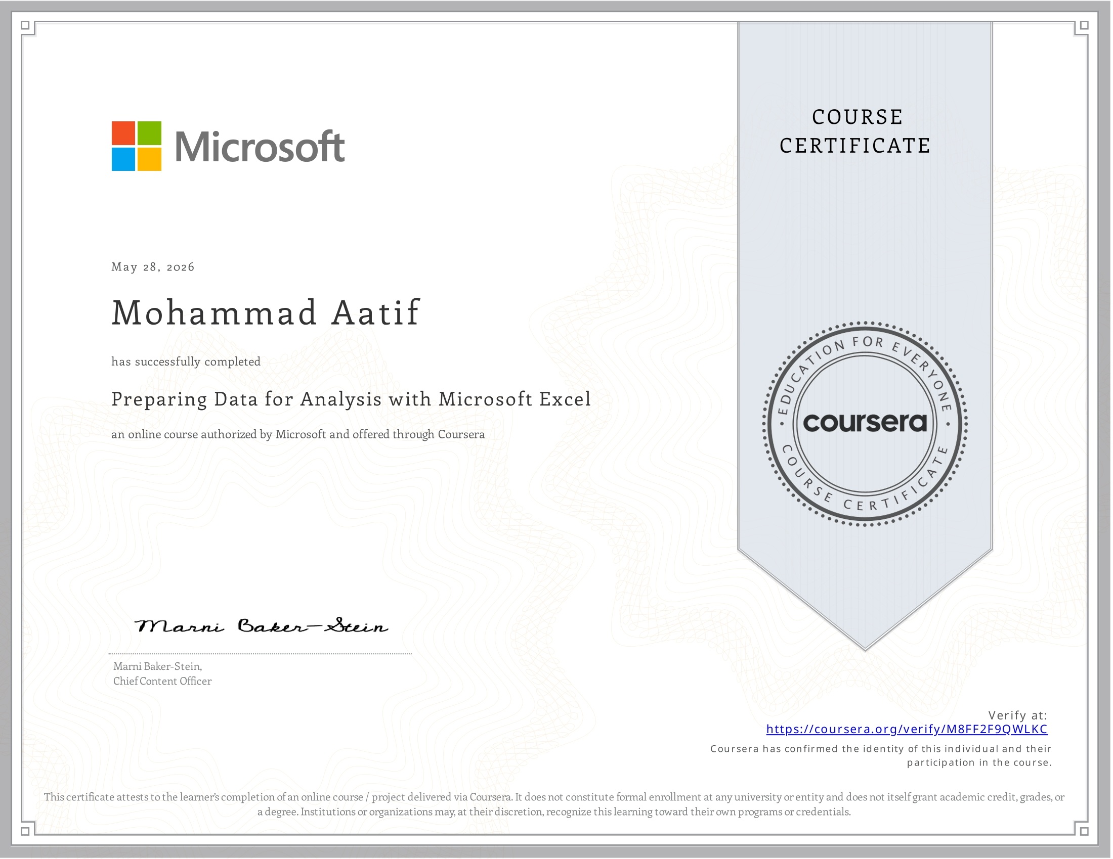 Preparing Data for Analysis with Microsoft Excel – Microsoft